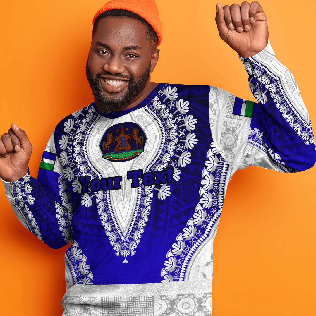 Africa Clothing Lesotho Sweatshirt Vintage African Dashiki