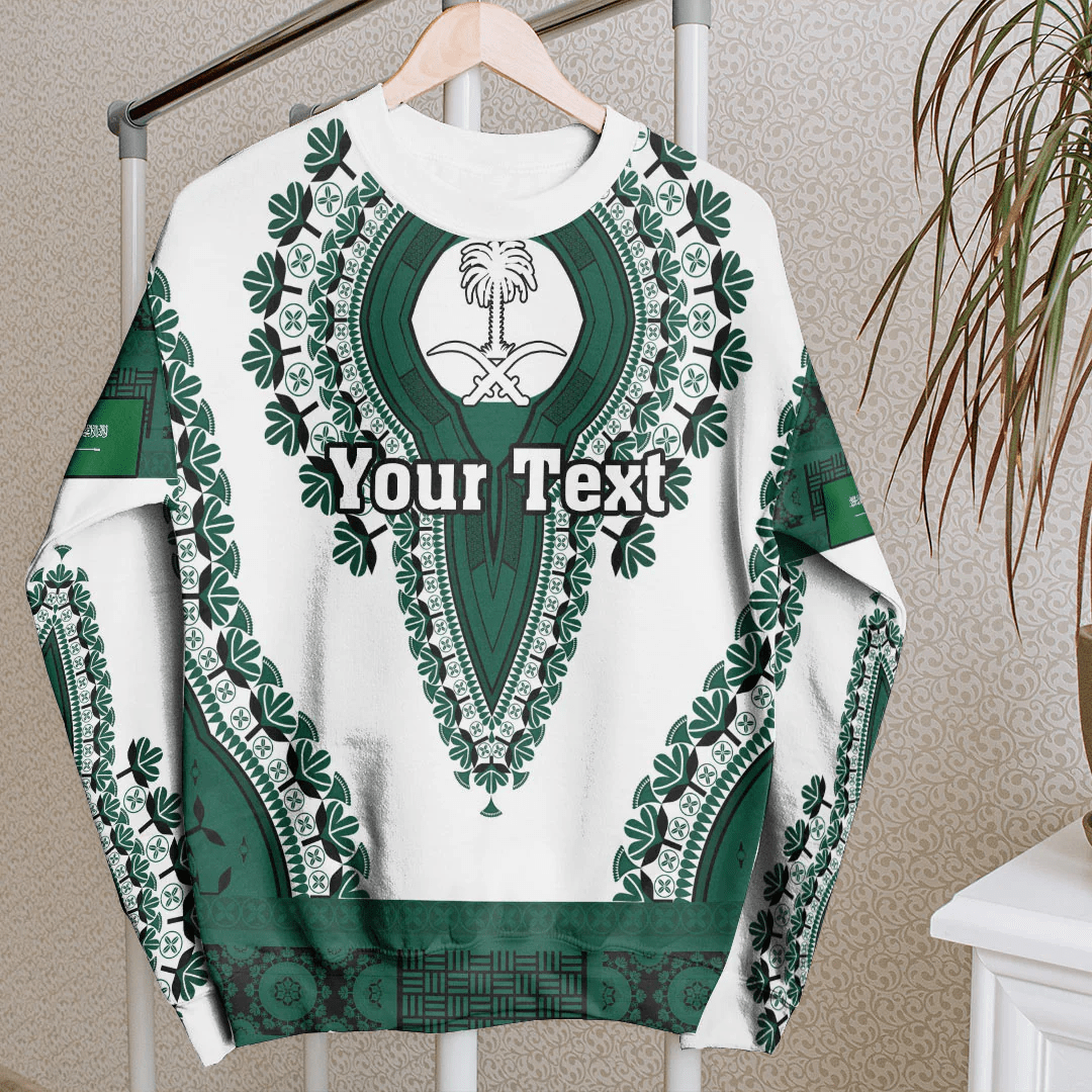Africa Clothing Saudi Arabia White Version Sweatshirt Vintage African Dashiki