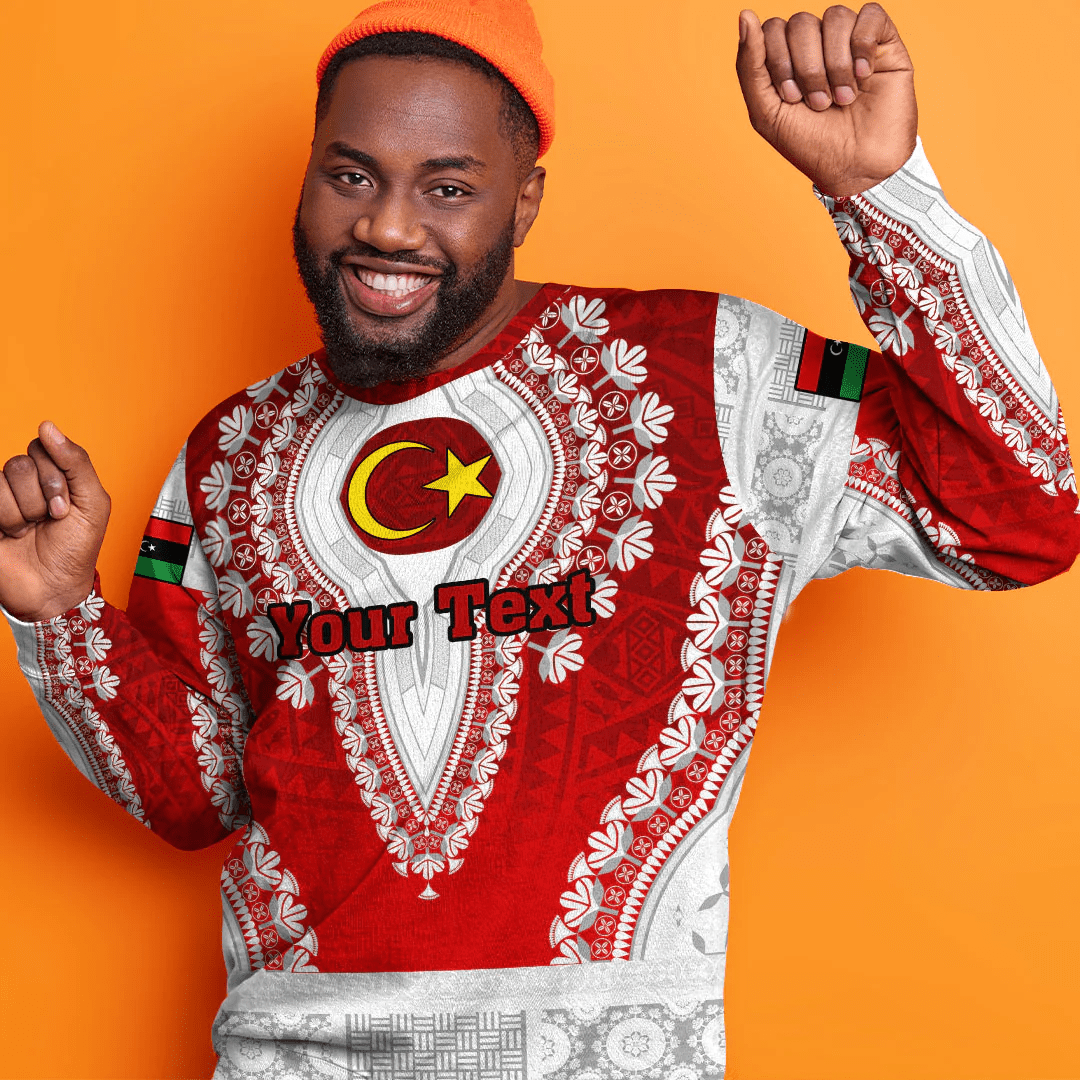 Africa Clothing Libya Sweatshirt Vintage African Dashiki