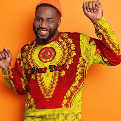 Africa Clothing Tigray Red Version Ethiopia National Regional States Sweatshirt Vintage African Dashiki