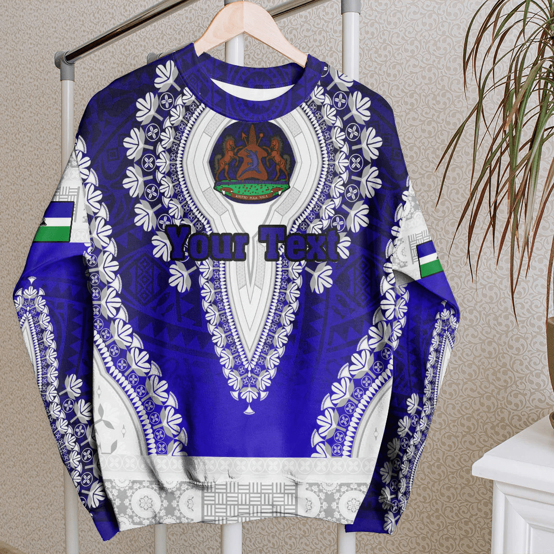 Africa Clothing Lesotho Sweatshirt Vintage African Dashiki