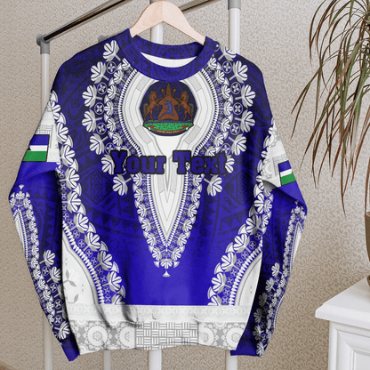 Africa Clothing Lesotho Sweatshirt Vintage African Dashiki