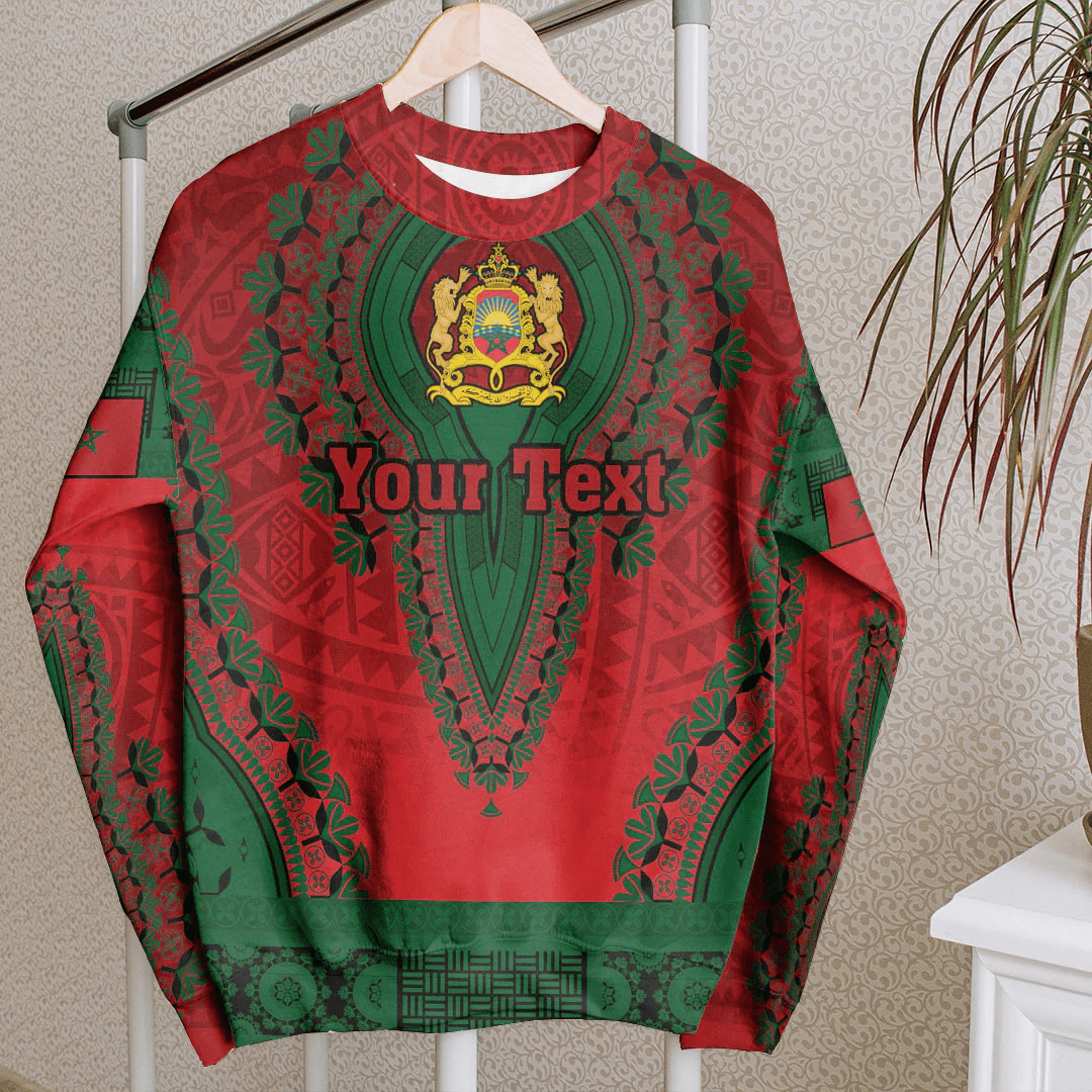 Africa Clothing Morocco Sweatshirt Vintage African Dashiki