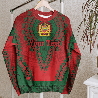 Africa Clothing Morocco Sweatshirt Vintage African Dashiki