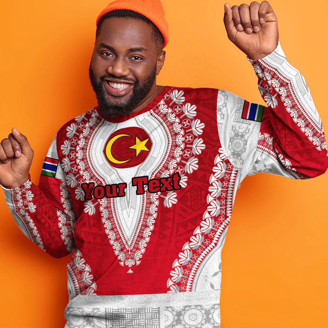 Africa Clothing Gambia Sweatshirt Vintage African Dashiki