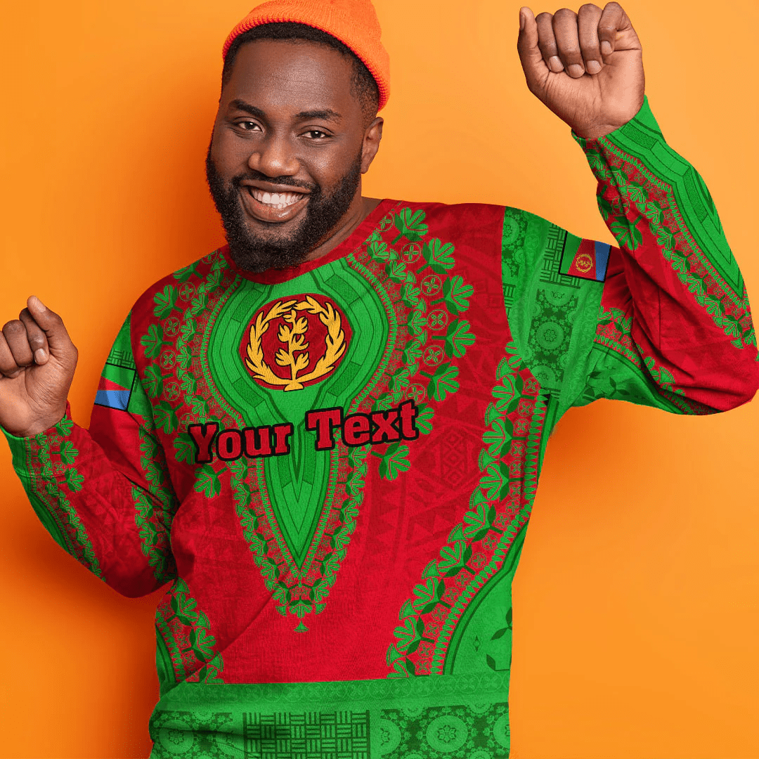 Africa Clothing Eritrea Sweatshirt Vintage African Dashiki
