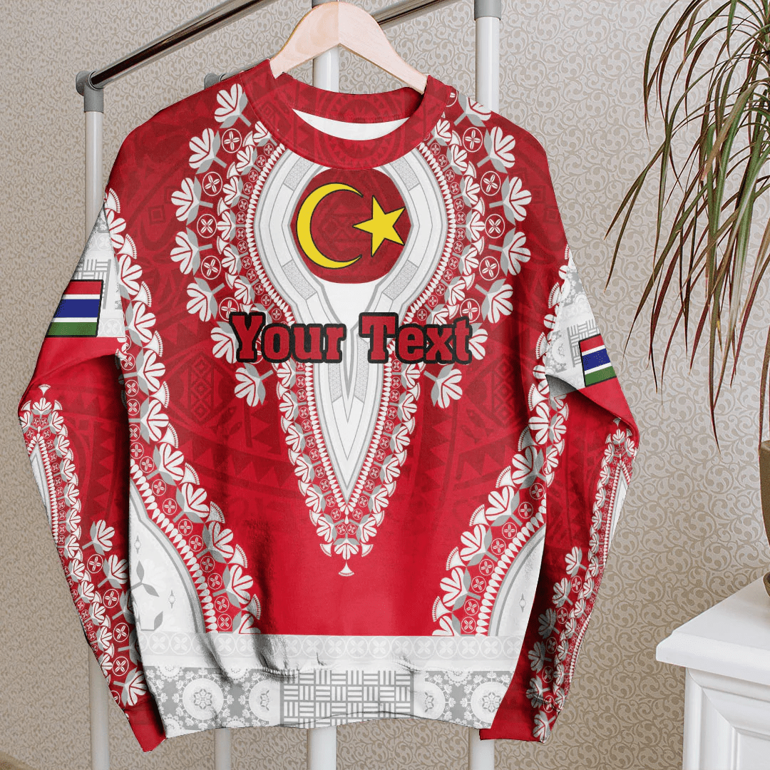 Africa Clothing Gambia Sweatshirt Vintage African Dashiki