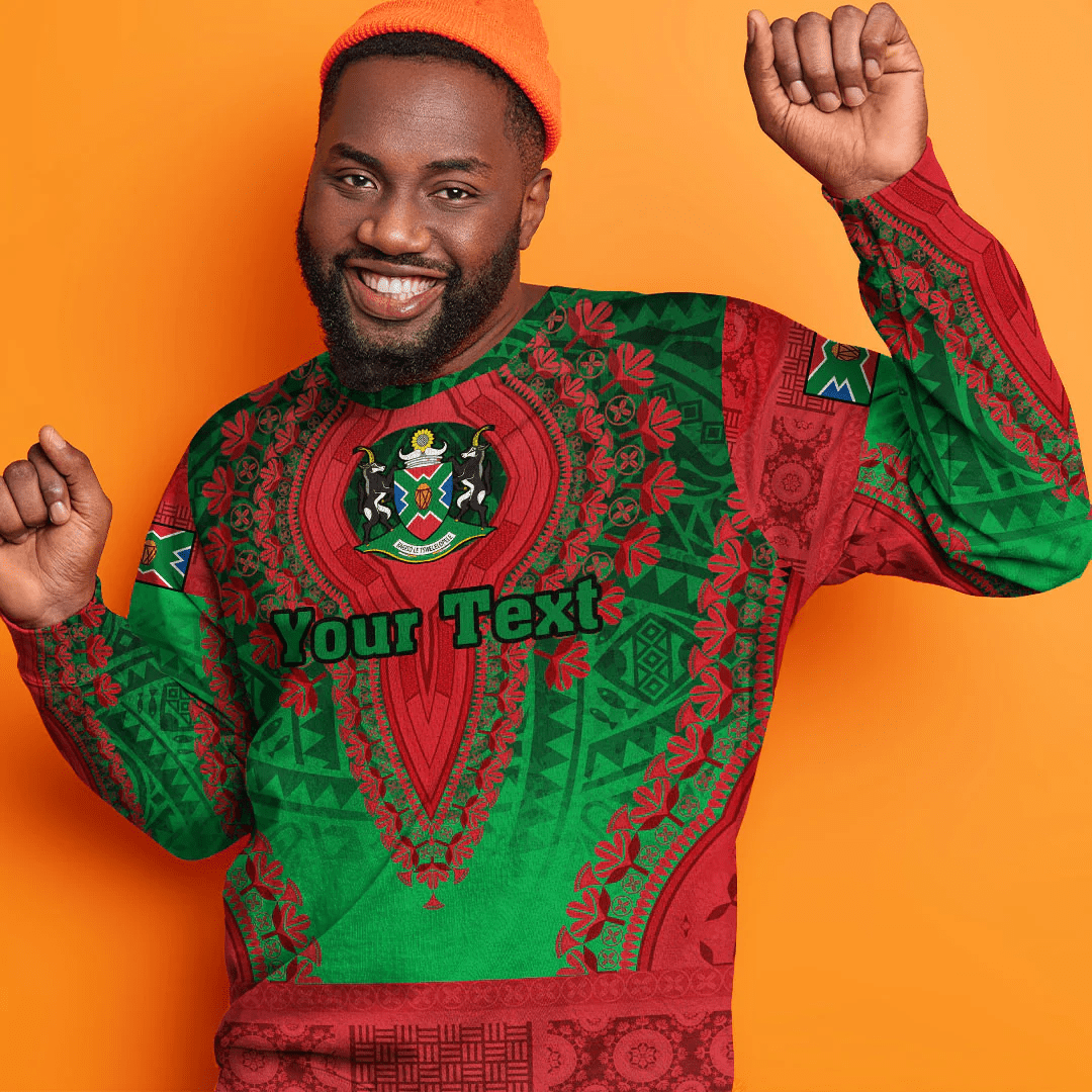Africa Clothing North West Region of South Africa Sweatshirt Vintage African Dashiki