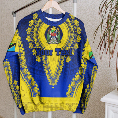 Africa Clothing Tanzania Sweatshirt Vintage African Dashiki