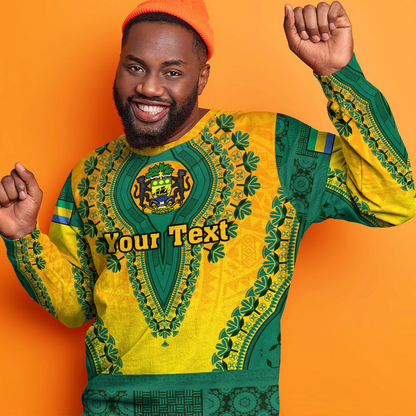 Africa Clothing Gabon Sweatshirt Vintage African Dashiki