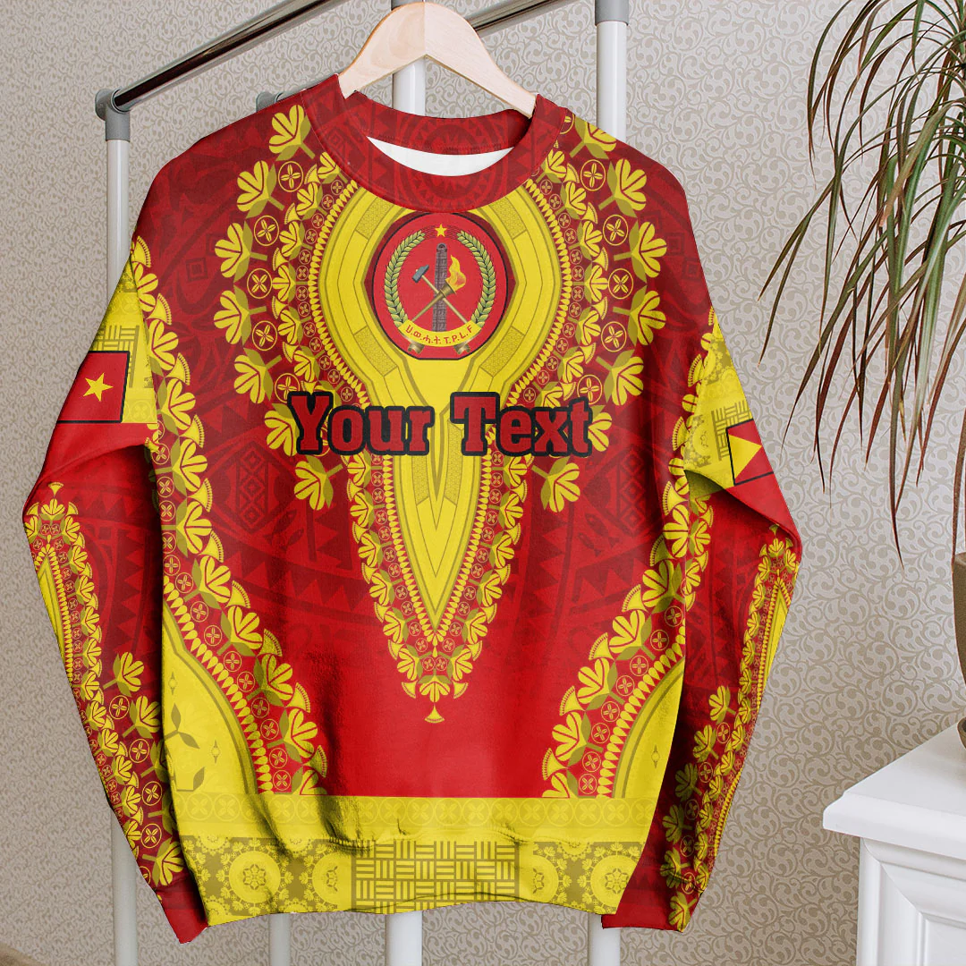 Africa Clothing Tigray Red Version Ethiopia National Regional States Sweatshirt Vintage African Dashiki