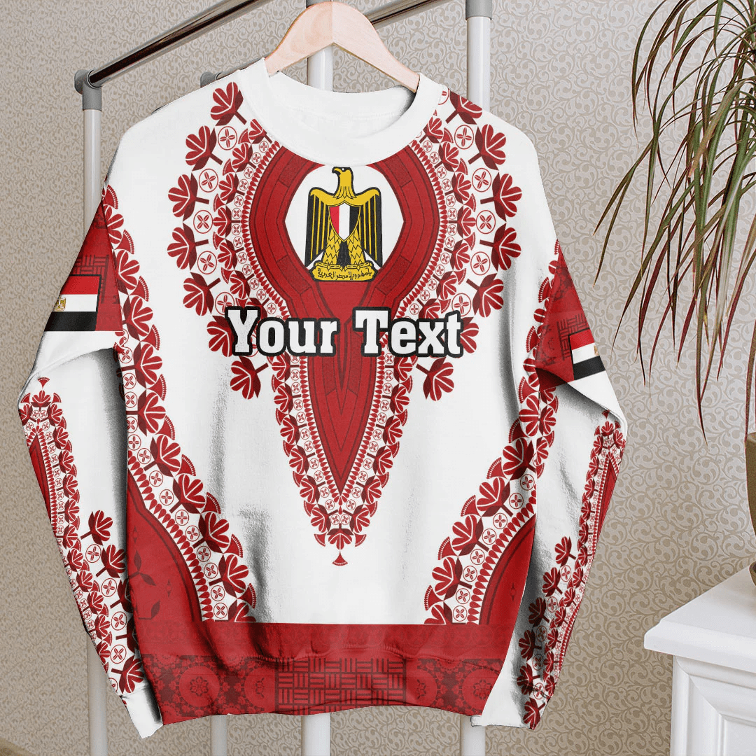 Africa Clothing Egypt White Version Sweatshirt Vintage African Dashiki