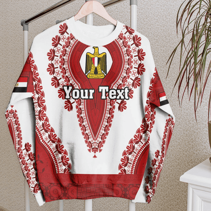Africa Clothing Egypt White Version Sweatshirt Vintage African Dashiki