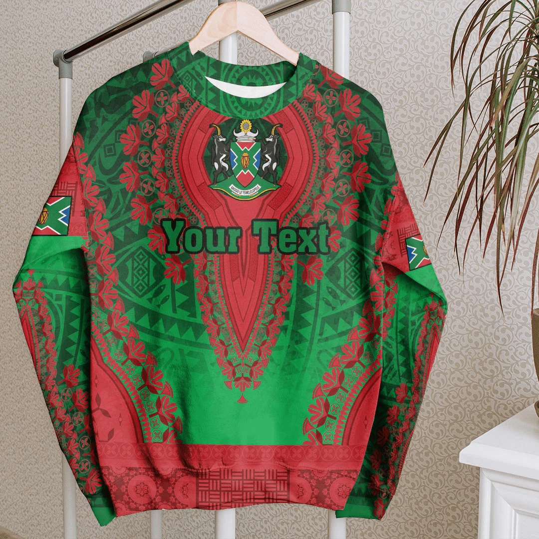 Africa Clothing North West Region of South Africa Sweatshirt Vintage African Dashiki