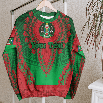 Africa Clothing North West Region of South Africa Sweatshirt Vintage African Dashiki