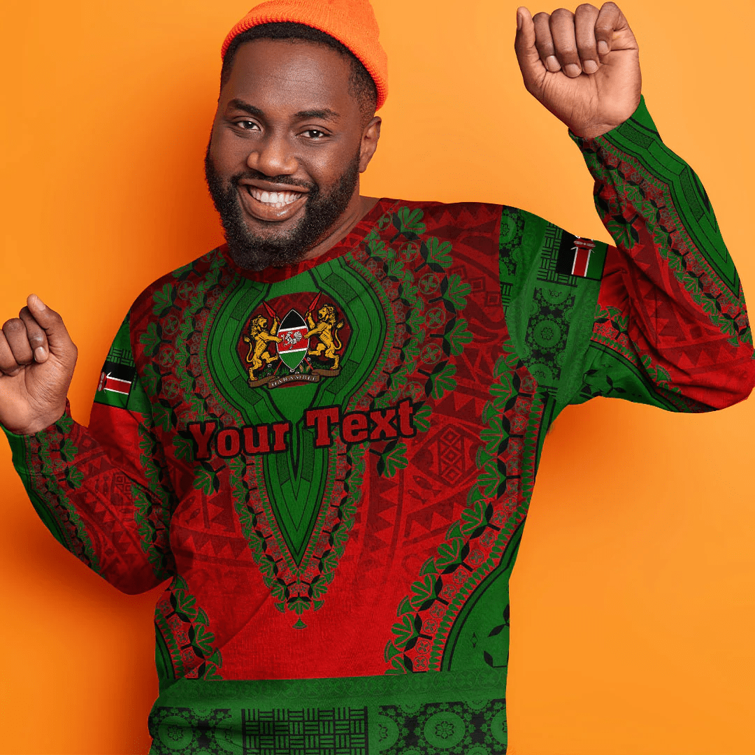 Africa Clothing Kenya Sweatshirt Vintage African Dashiki