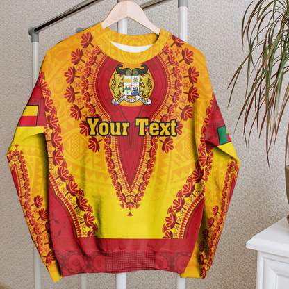 Africa Clothing Benin Sweatshirt Vintage African Dashiki