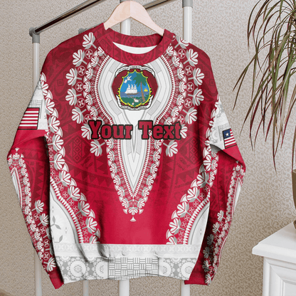 Africa Clothing Liberia Sweatshirt Vintage African Dashiki