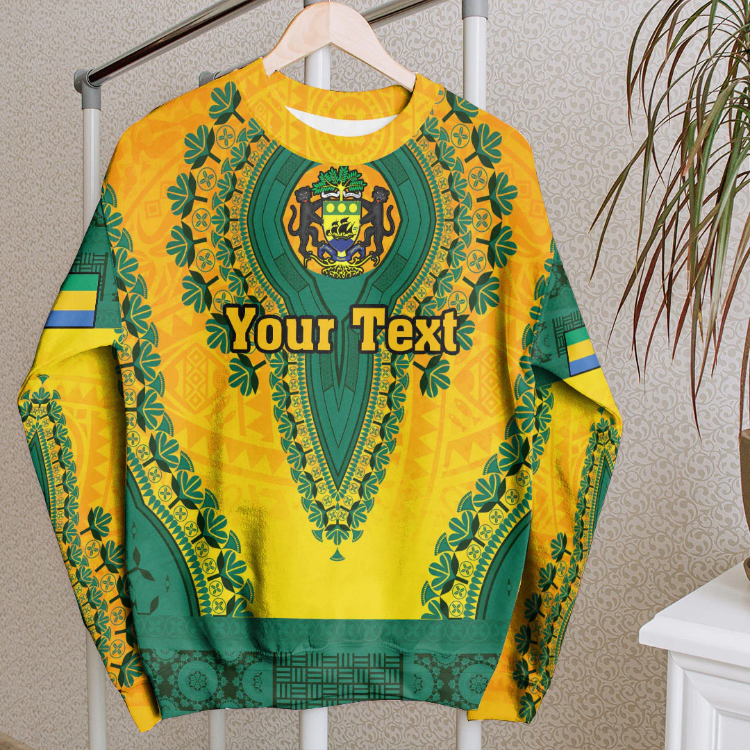 Africa Clothing Gabon Sweatshirt Vintage African Dashiki