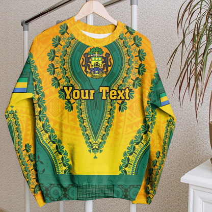 Africa Clothing Gabon Sweatshirt Vintage African Dashiki