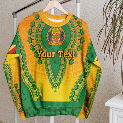 Africa Clothing Republic Of The Congo Sweatshirt Vintage African Dashiki