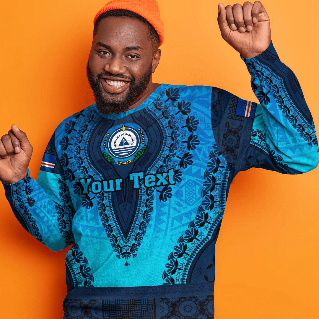 Africa Clothing Cape Verde Special Version Sweatshirt Vintage African Dashiki