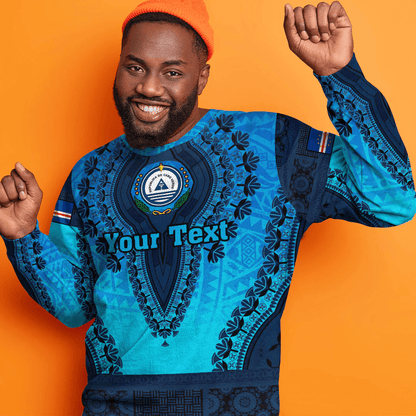 Africa Clothing Cape Verde Special Version Sweatshirt Vintage African Dashiki