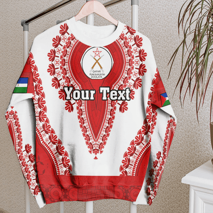 Africa Clothing Afar White Version Ethiopia National Regional State Sweatshirt Vintage African Dashiki