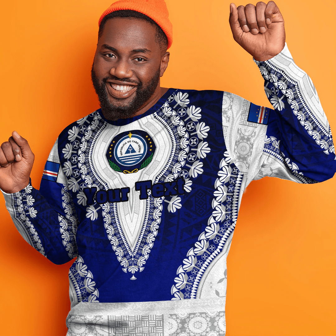Africa Clothing Cape Verde Sweatshirt Vintage African Dashiki