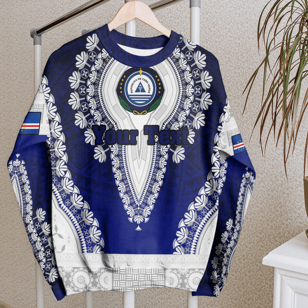 Africa Clothing Cape Verde Sweatshirt Vintage African Dashiki