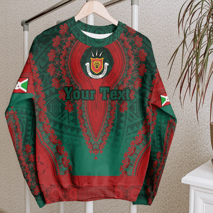 Africa Clothing Burundi Sweatshirt Vintage African Dashiki