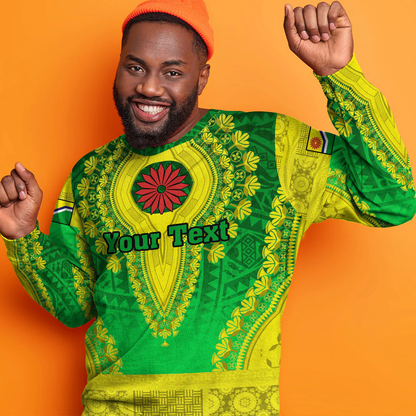 Africa Clothing Mpumalanga Region of South Africa Sweatshirt Vintage African Dashiki