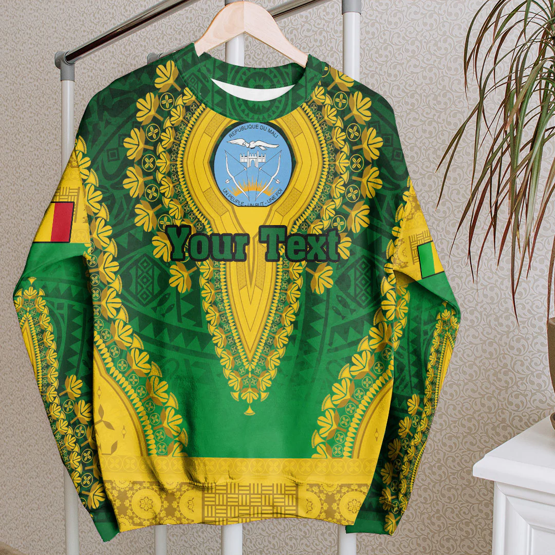 Africa Clothing Mali Sweatshirt Vintage African Dashiki