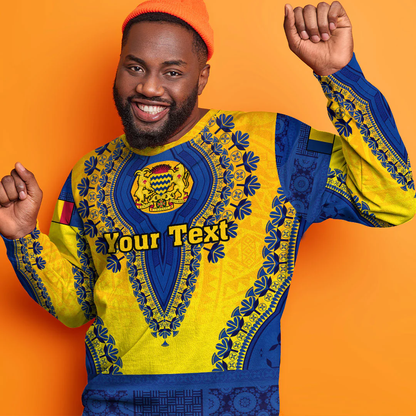 Africa Clothing Chad Sweatshirt Vintage African Dashiki