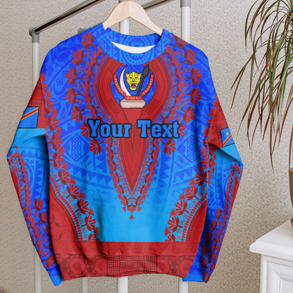 Africa Clothing Democratic Republic Of The Congo Sweatshirt Vintage African Dashiki