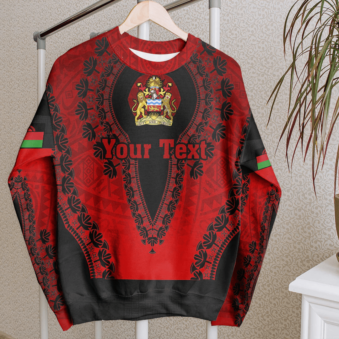 Africa Clothing Malawi Sweatshirt Vintage African Dashiki