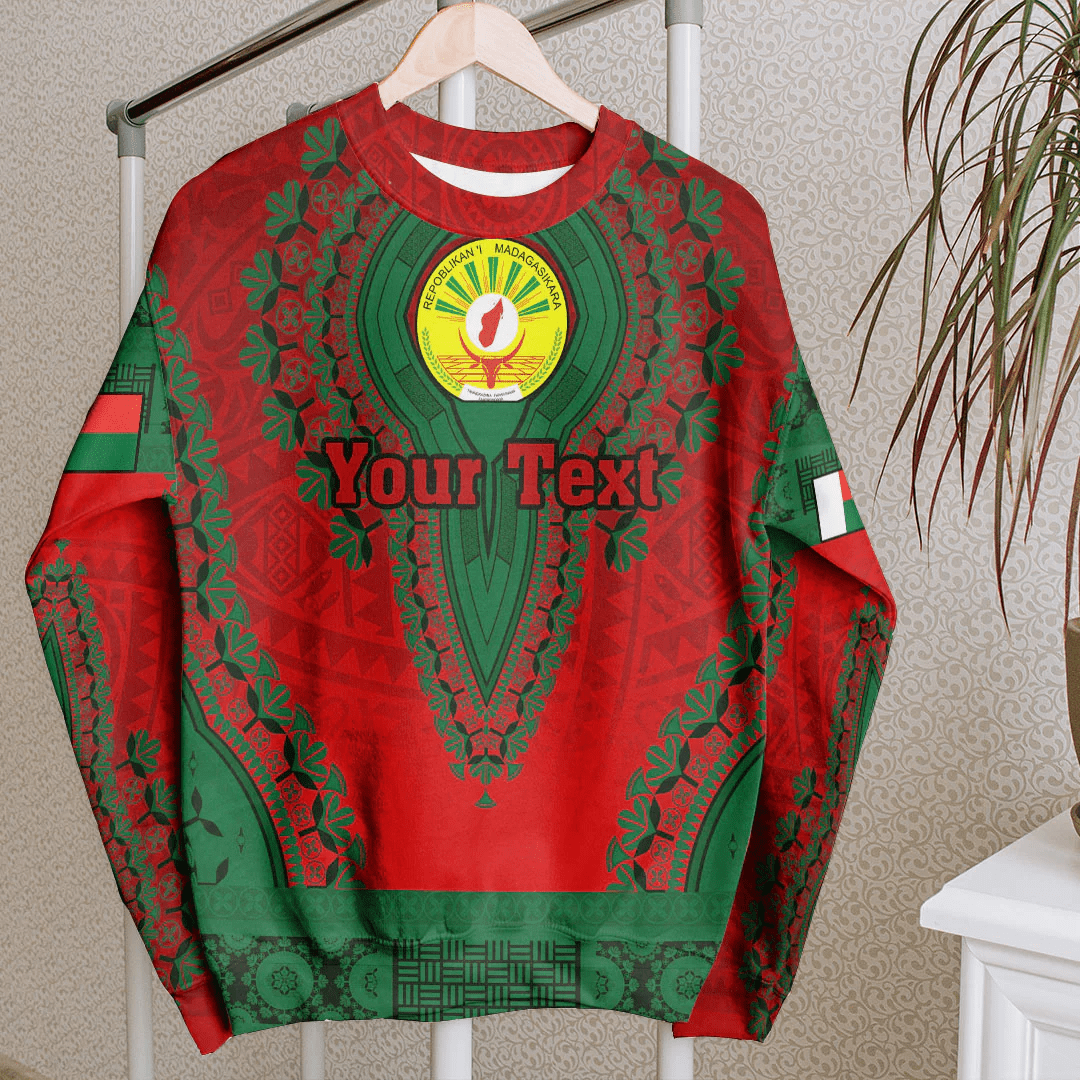 Africa Clothing Madagascar Sweatshirt Vintage African Dashiki