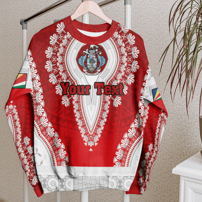 Africa Clothing Seychelles Sweatshirt Vintage African Dashiki