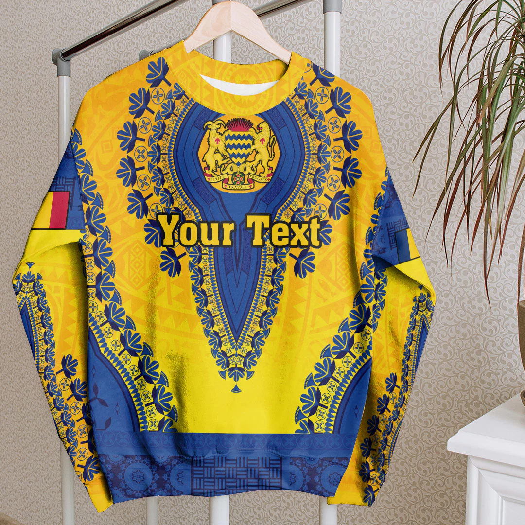 Africa Clothing Chad Sweatshirt Vintage African Dashiki