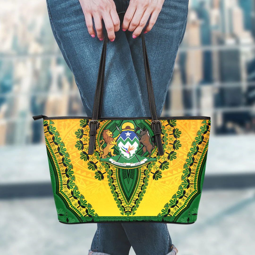 Africa Bag Limpopo Region Of South Africa Leather Tote Bag Vintage African Dashiki