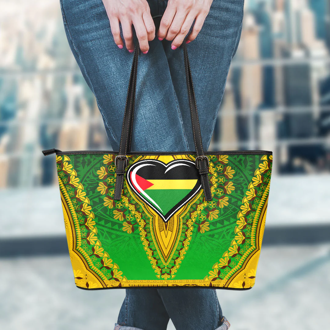 Africa Bag Benishangul Gumuz Ethiopia National Regional State Leather Tote Bag Vintage African Dashiki