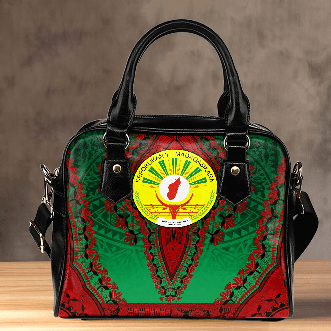 Africa Bag Madagascar Green Version Shoulder Handbag Vintage African Dashiki