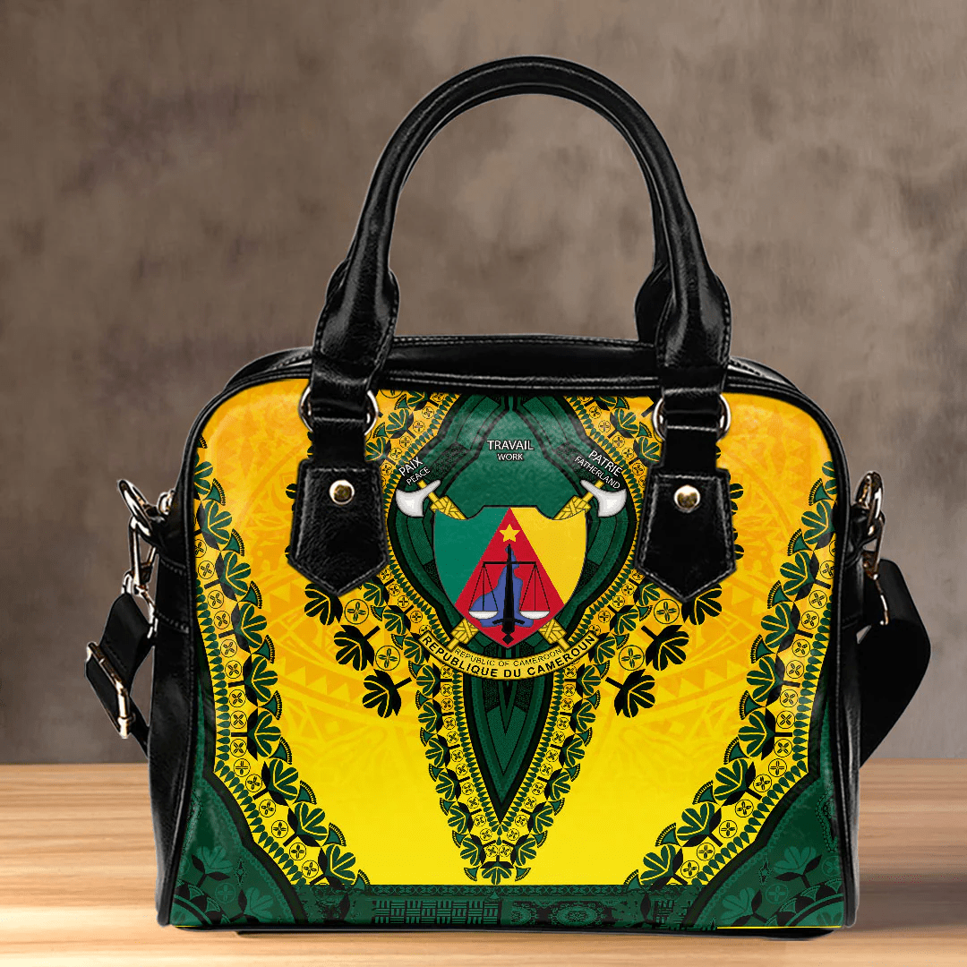 Africa Bag Cameroon Yellow Version Shoulder Handbag Vintage African Dashiki