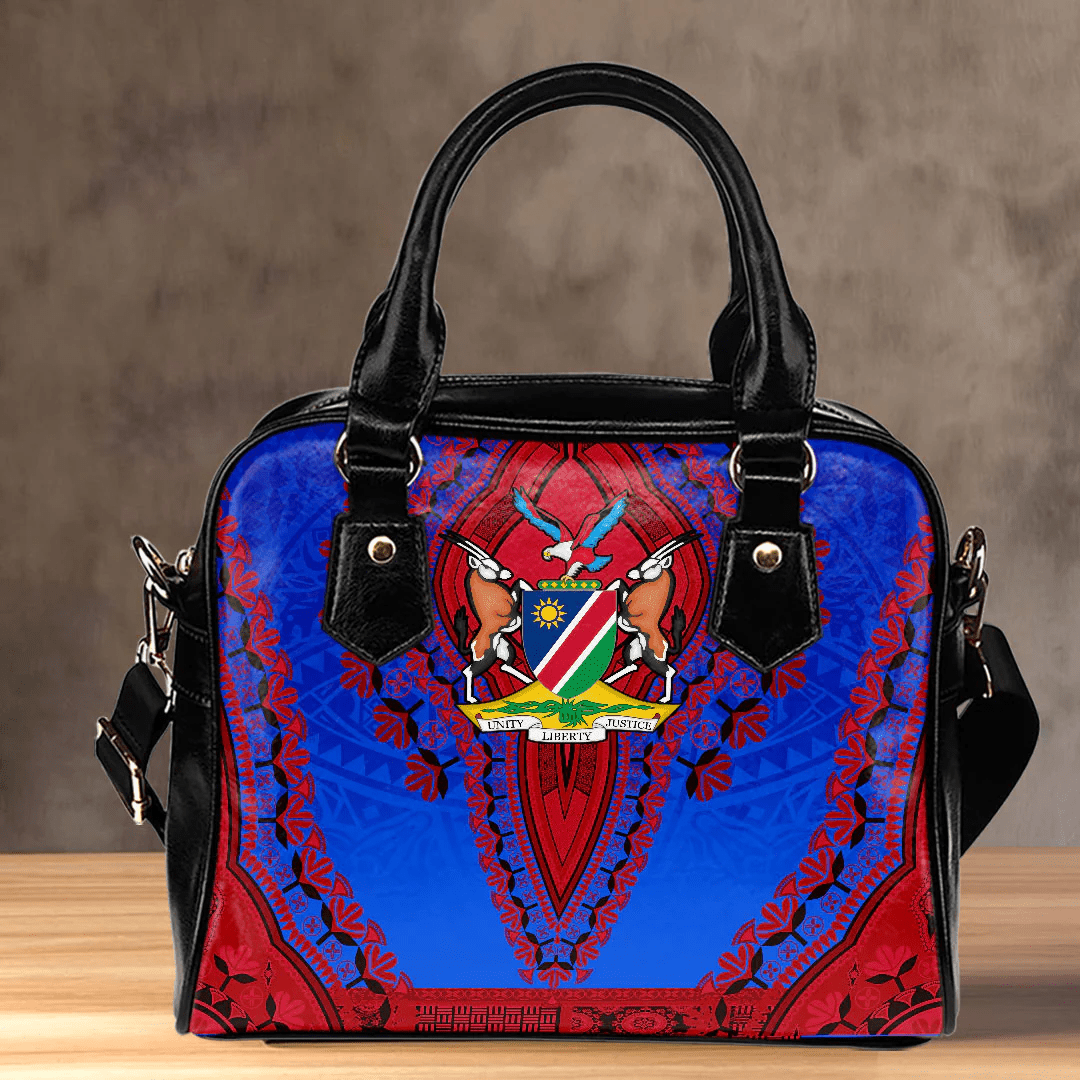 Africa Bag Namibia Blue Version Shoulder Handbag Vintage African Dashiki