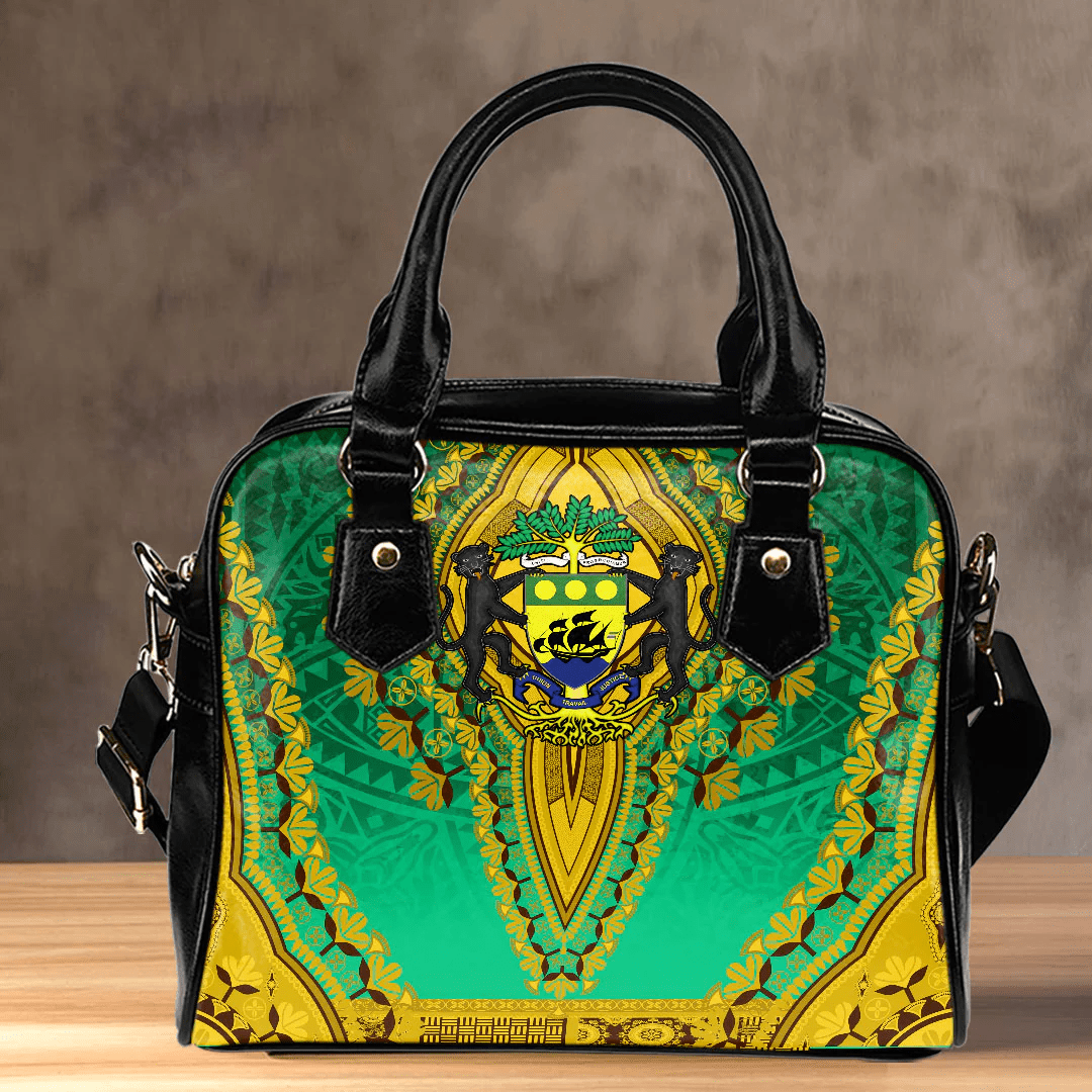 Africa Bag Gabon Green Version Shoulder Handbag Vintage African Dashiki