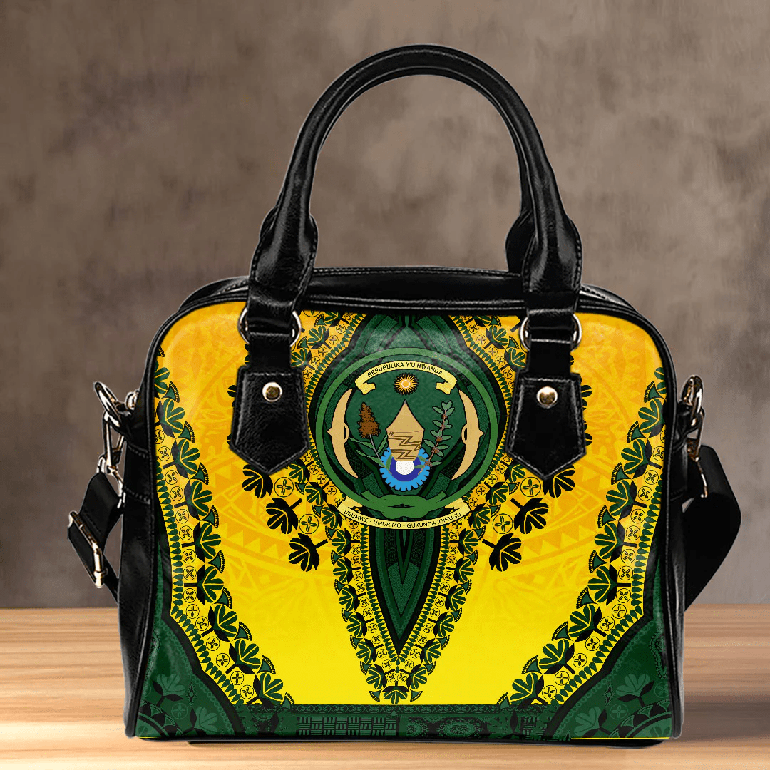 Africa Bag Rwanda Yellow Version Shoulder Handbag Vintage African Dashiki
