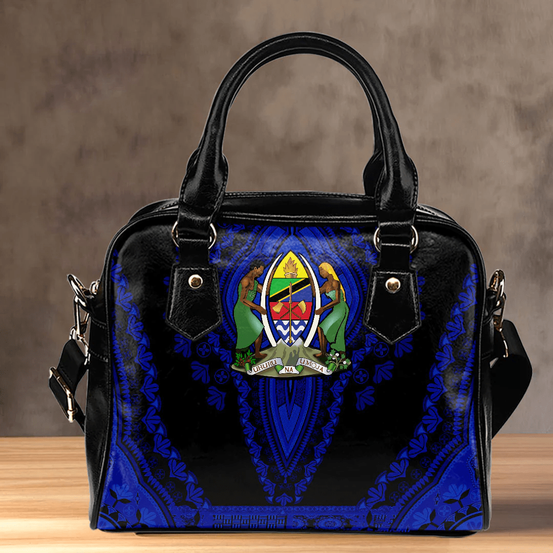 Africa Bag Tanzania Black Version Shoulder Handbag Vintage African Dashiki