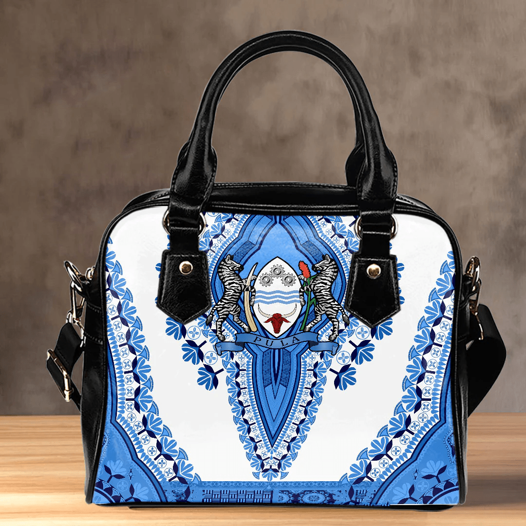 Africa Bag Botswana White Version Shoulder Handbag Vintage African Dashiki