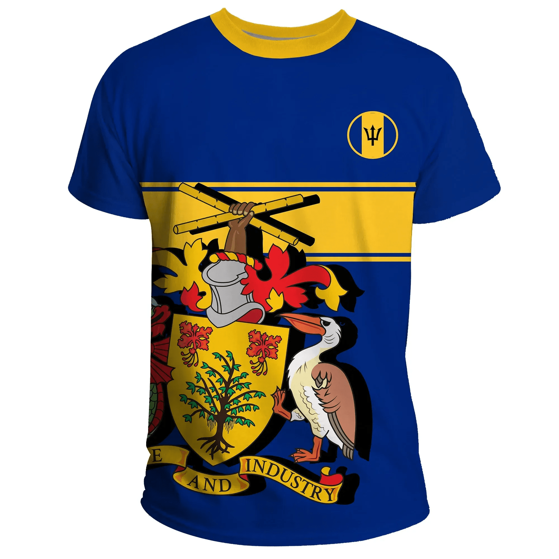 Barbados Version Coat Of Arms T Shirt