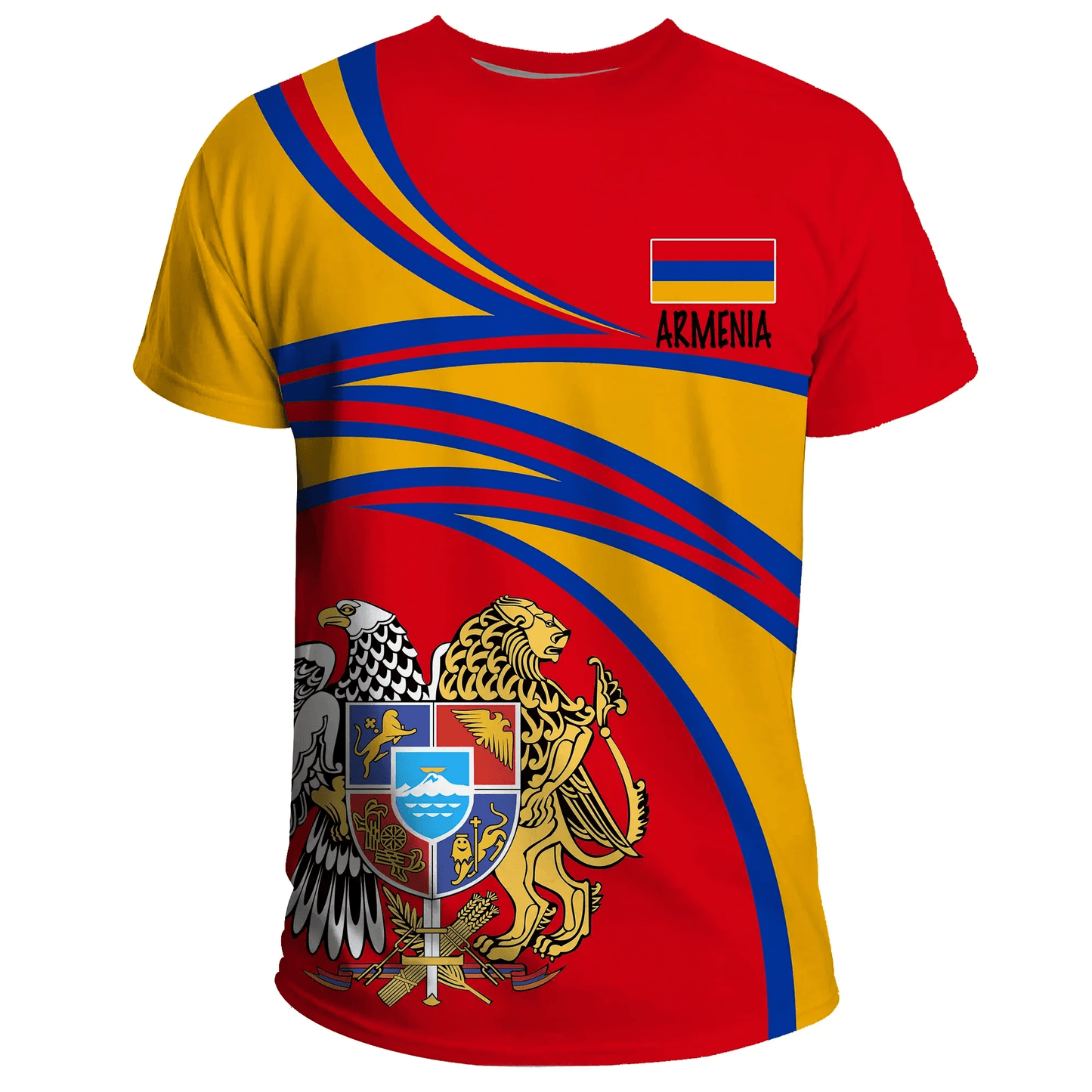 Armenia T Shirt Armenia Coat of Arms Printed Shirt